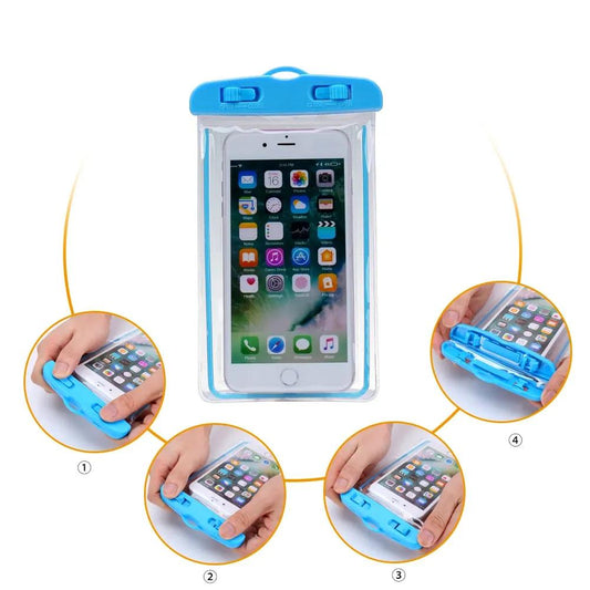 Waterproof Phone Pouch Multicoloured Plastic Durable ABS IPX8