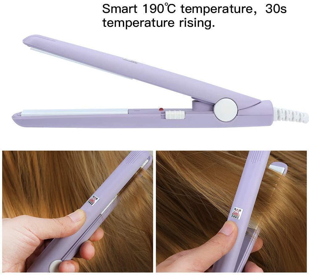 Mini Hair Straightener For Women ,ABS Plastic , Pastel Colours ,Corded