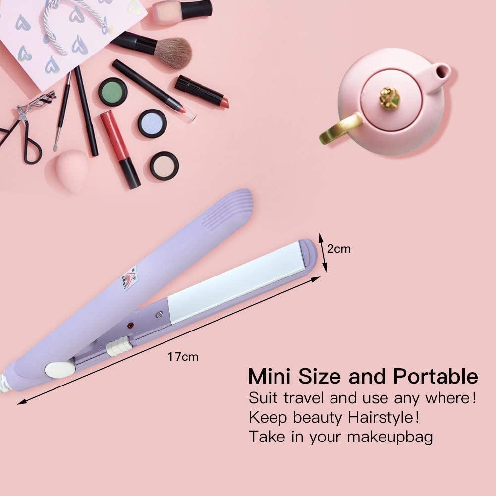 Mini Hair Straightener For Women ,ABS Plastic , Pastel Colours ,Corded