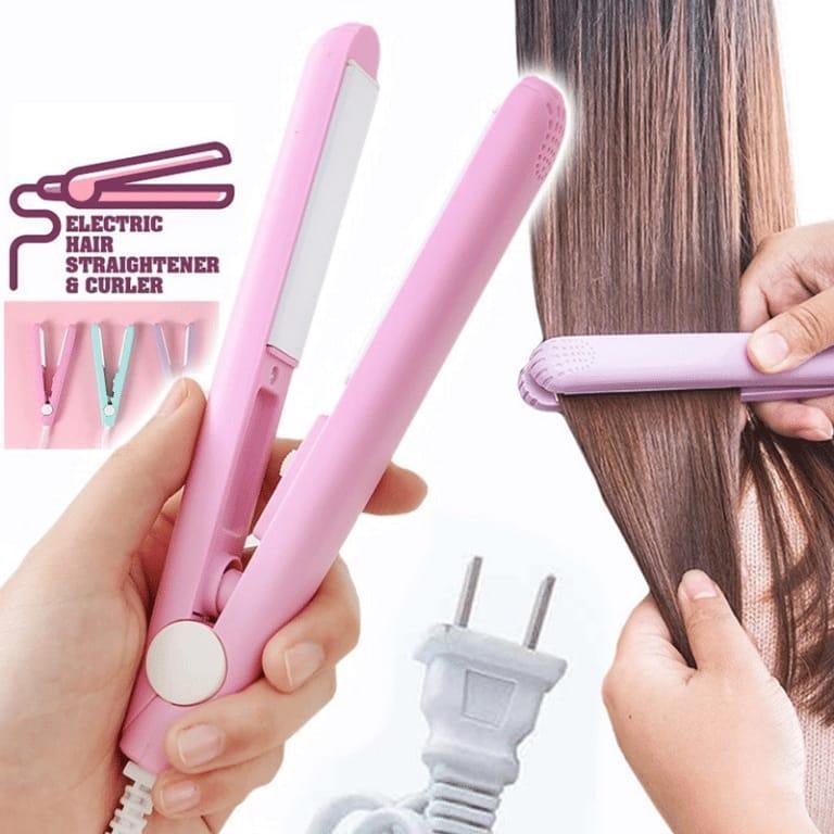 Mini Hair Straightener For Women ,ABS Plastic , Pastel Colours ,Corded