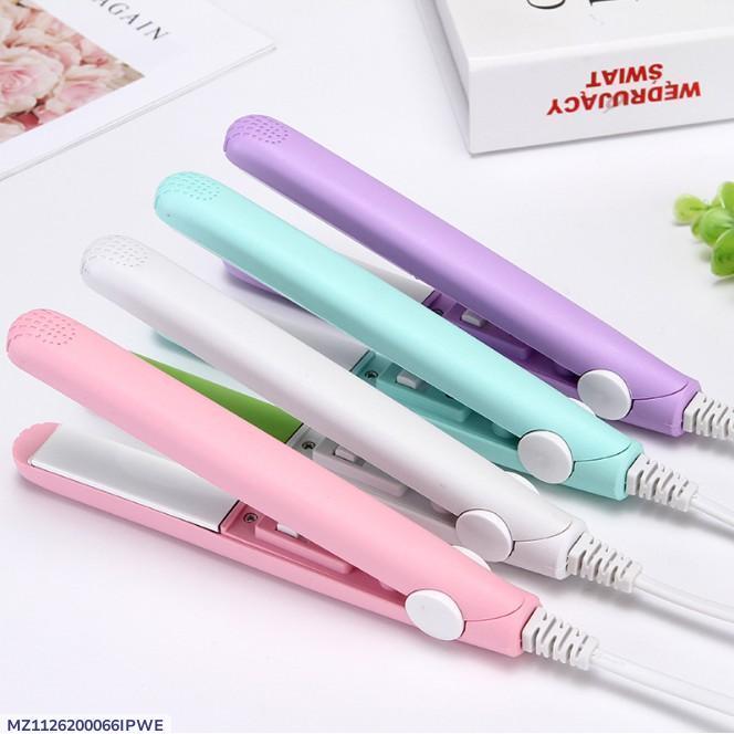 Mini Hair Straightener For Women ,ABS Plastic , Pastel Colours ,Corded