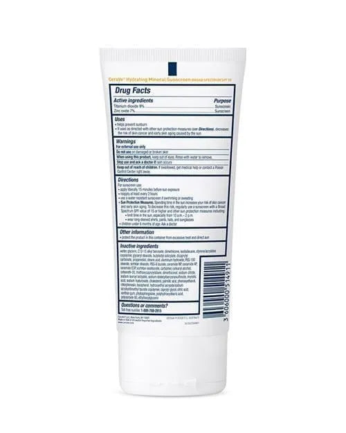 CeraVe Hydrating Sunblock 200ML SPF 50 body