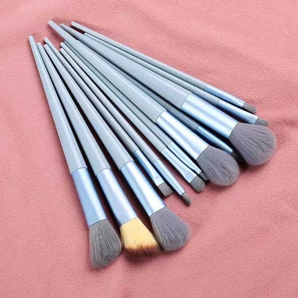 13 Pcs Synthetic Makeup Brushes Set  Reusable Soft Blending