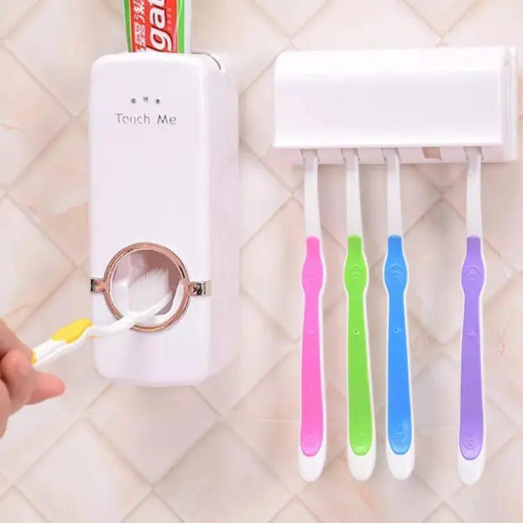 White ABS Toothbrush Holder 5 Colours