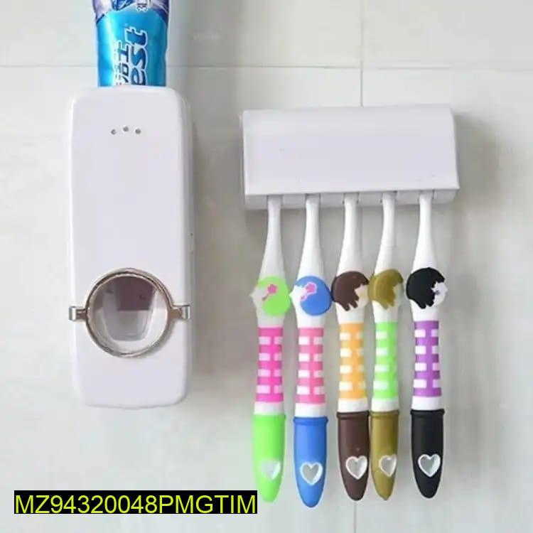 White ABS Toothbrush Holder 5 Colours