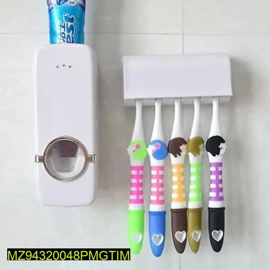 White ABS Toothbrush Holder 5 Colours