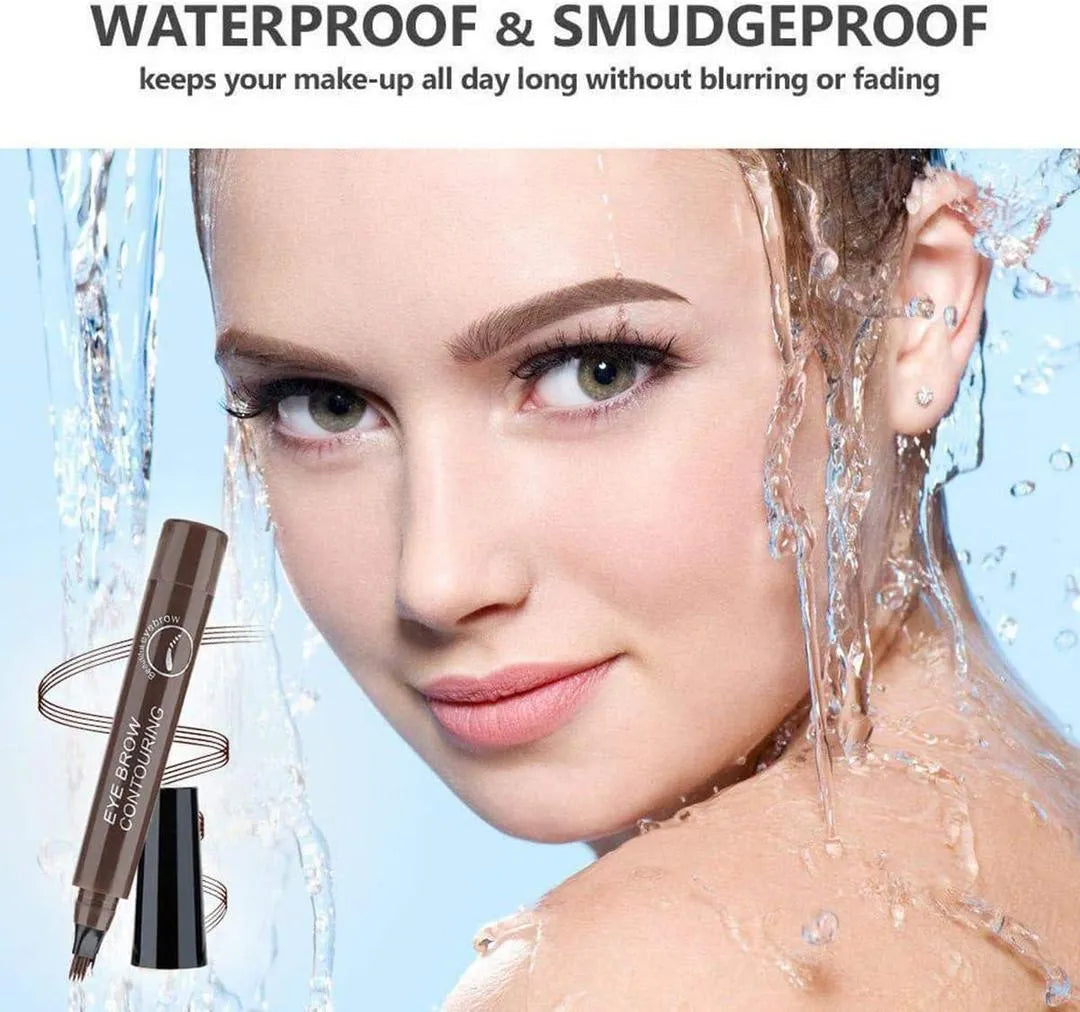 Waterproof Eyebrow Pencil Brown Long Lasting