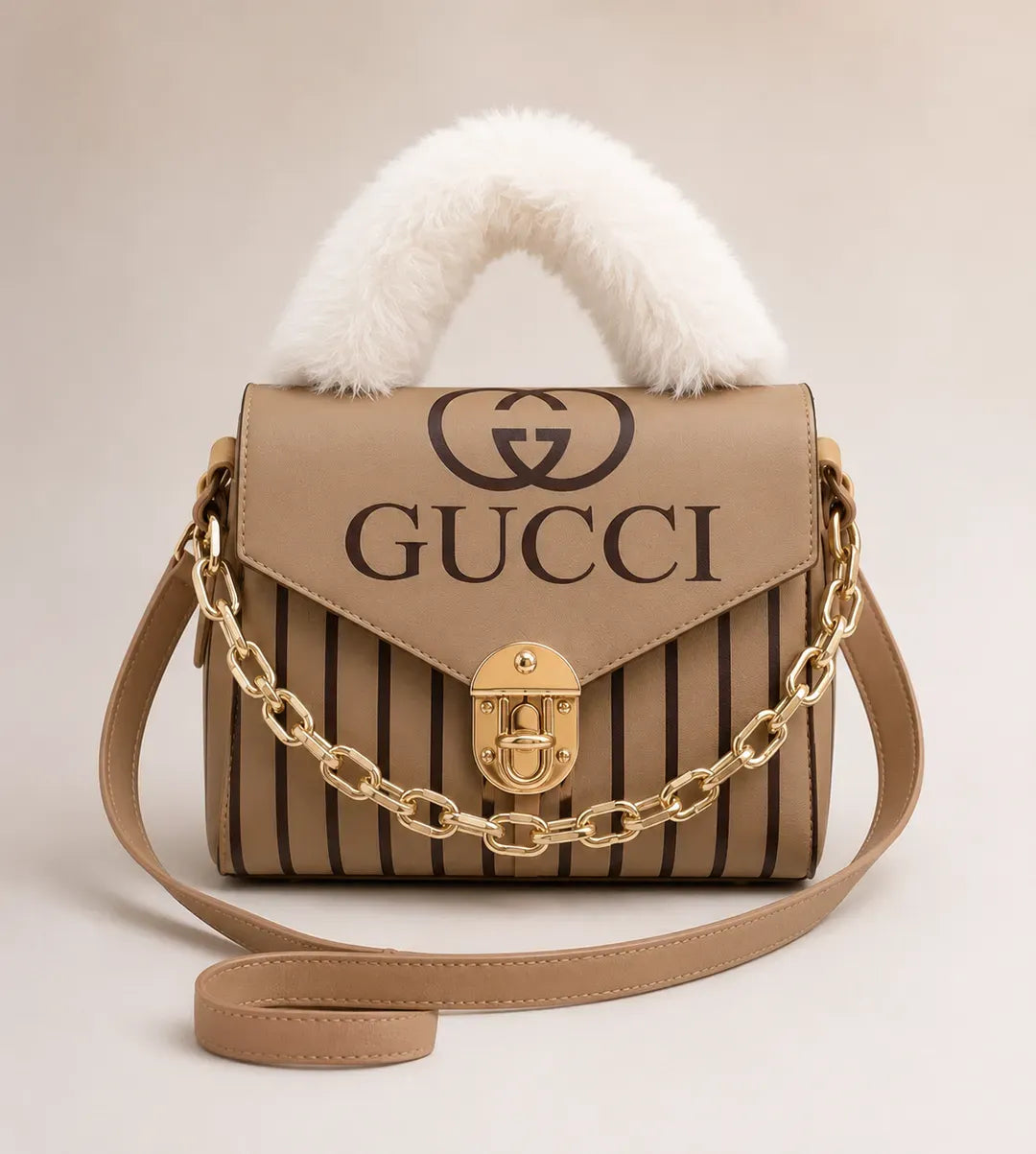 Gucci Style Rexin Printed Handbag