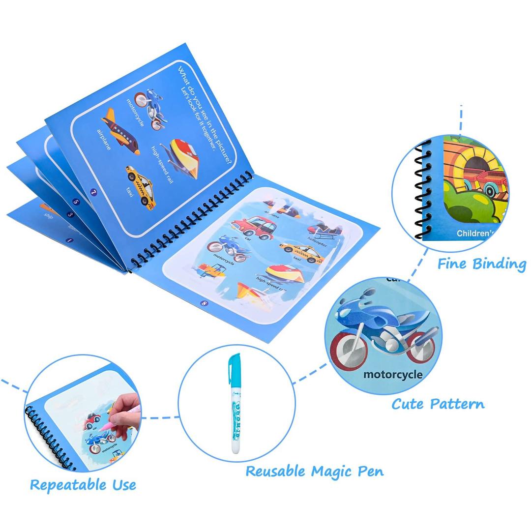 Magic Water Painting Board For Kids With Reusable Pen