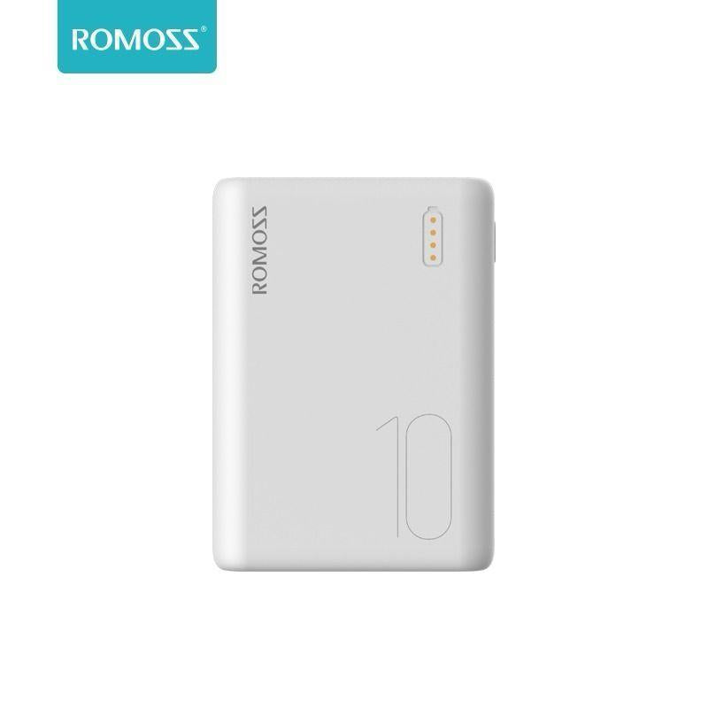 White Power Bank 10000 mAh Fast Charge Portable