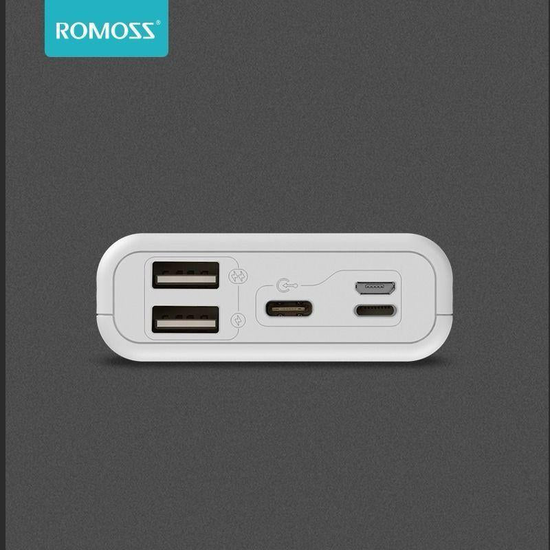 White Power Bank 10000 mAh Fast Charge Portable