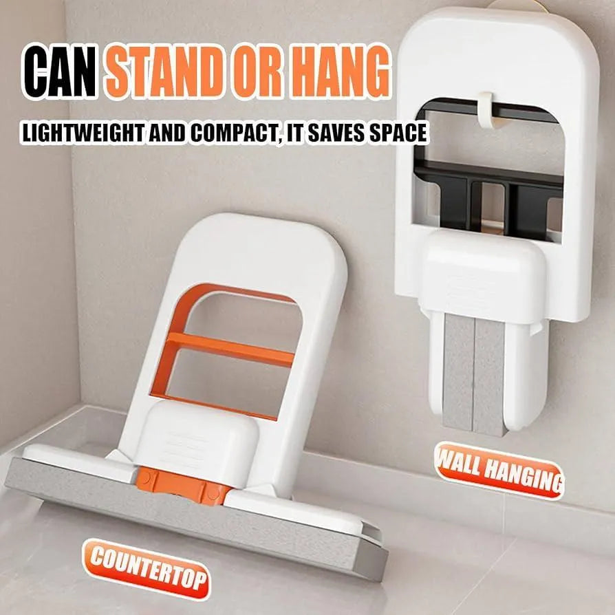 Mini Foldable Mop For Small Spaces,Wall Hanging , Counter Top Use
