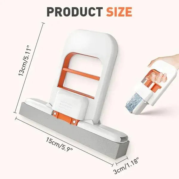 Mini Foldable Mop For Small Spaces,Wall Hanging , Counter Top Use